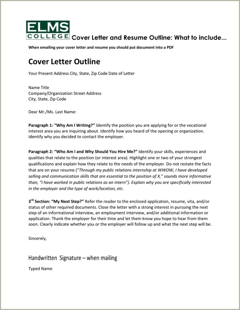 Should A Resume Have A Cover Letter