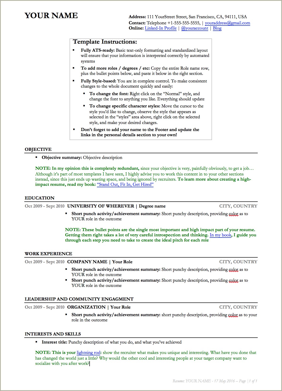 Should A Resume Have A Summary And Objective