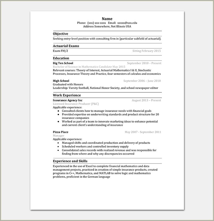 Should Entry Level Resumes Include Objective