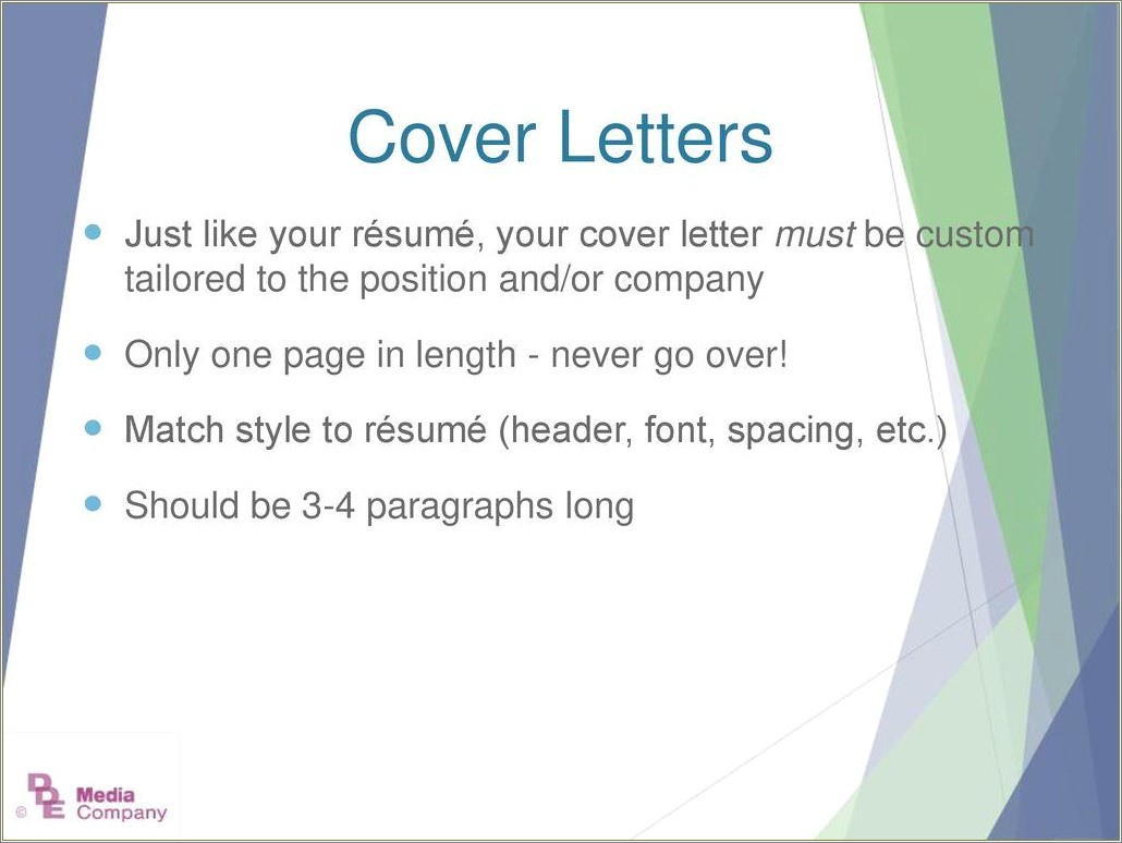 Should Header On Resume Match Cover Letter