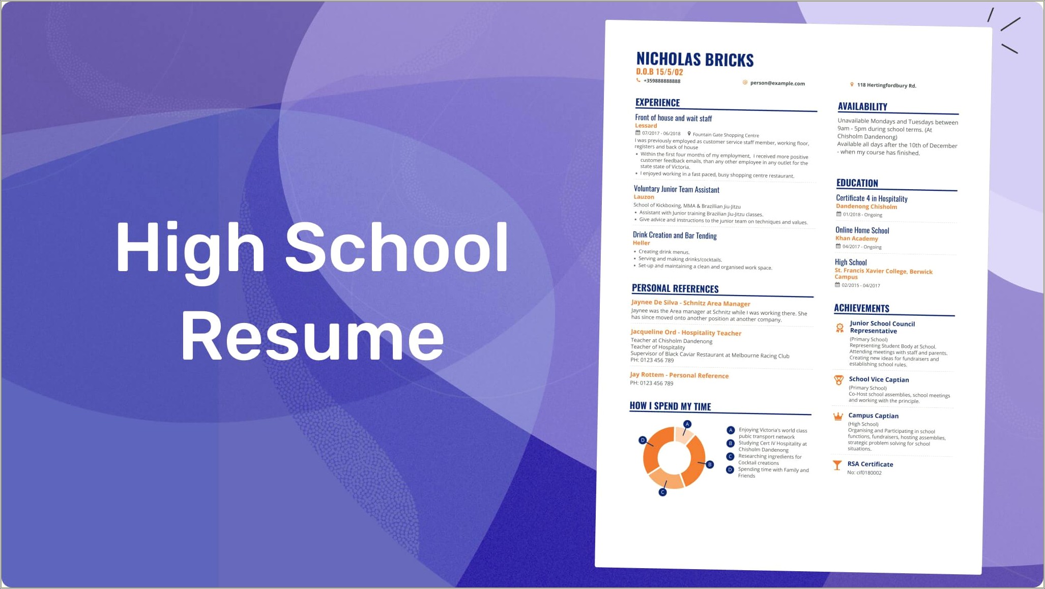 Should High School Be Included In Resume