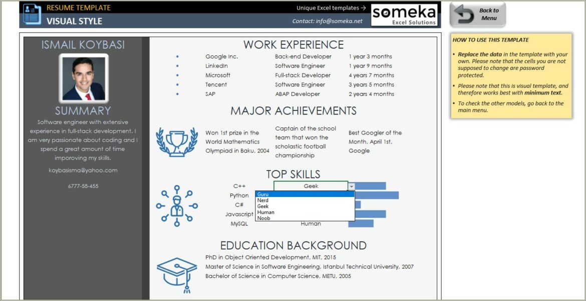 Should I Put Excel In Resume