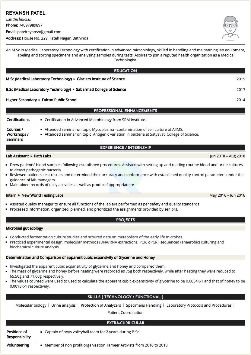 Should I Put School Lab On Resume