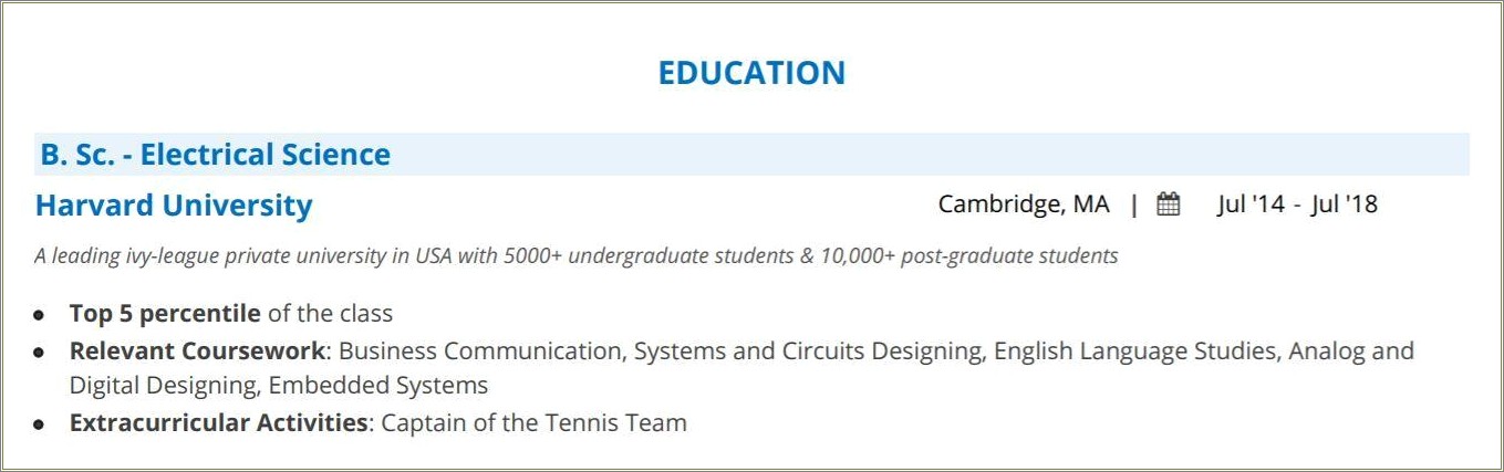 Should I Put Uncompleted Schools On Resume