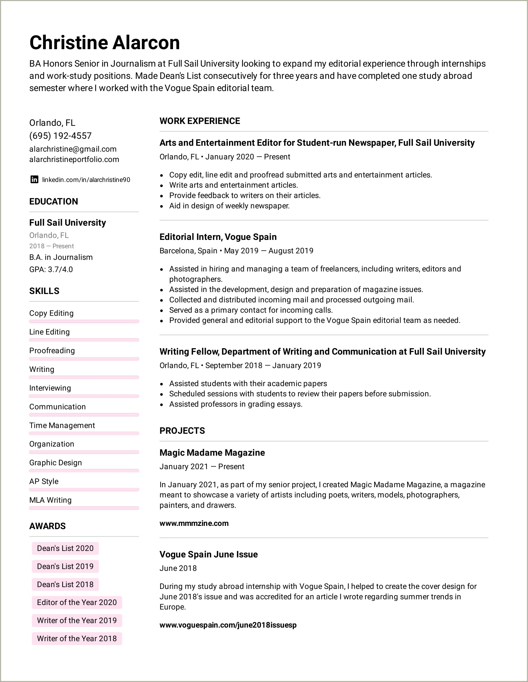 Should I Put Work Study Job On Resume