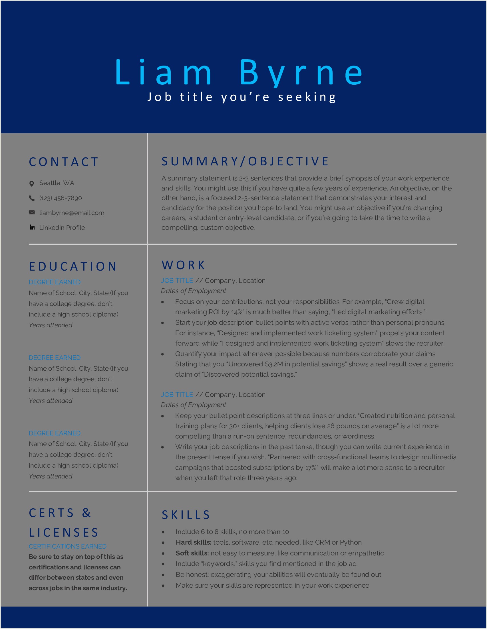 Should I Use Word To Do Resume