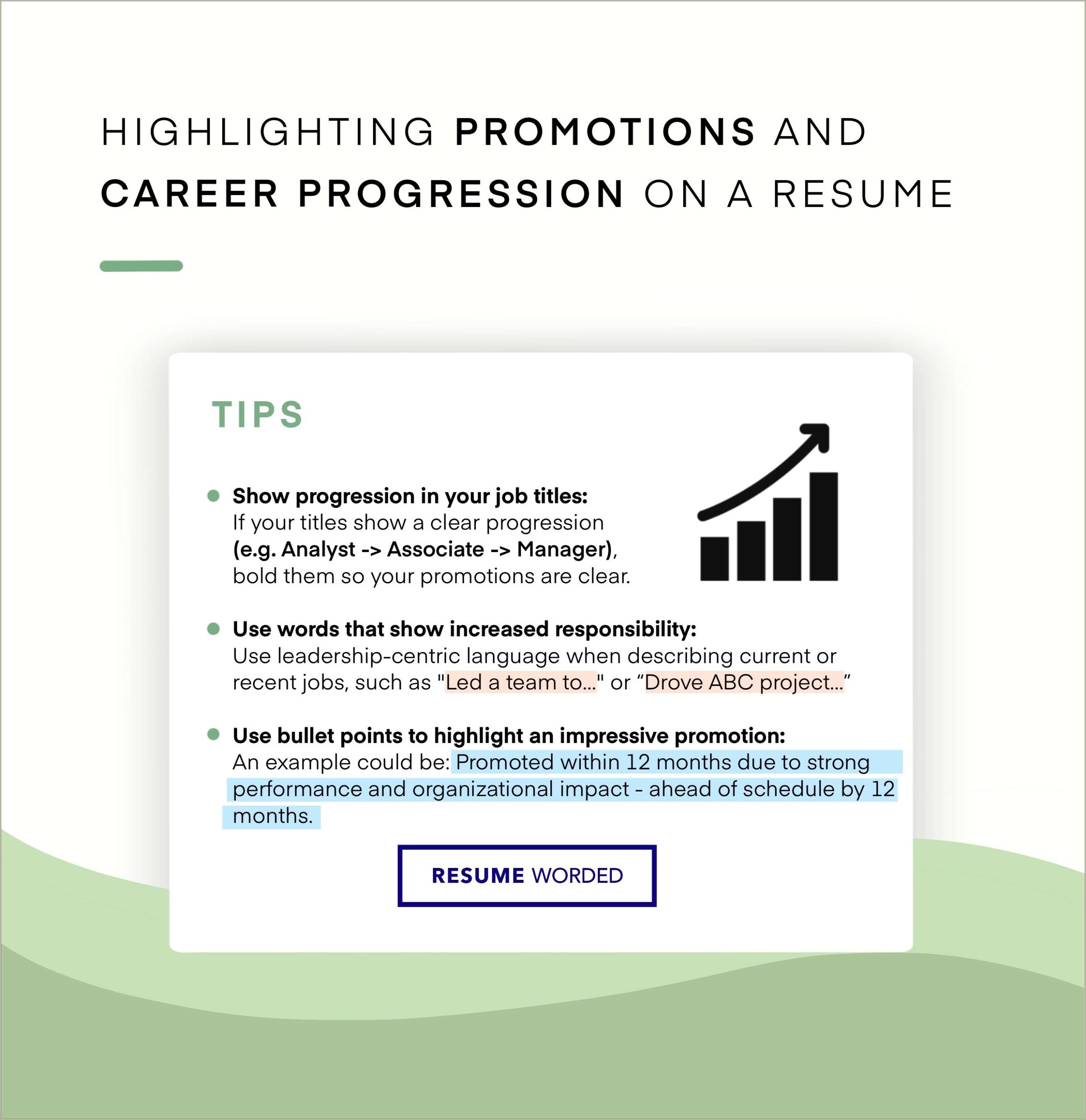 Should Promotions Be A Separate Job On Resume