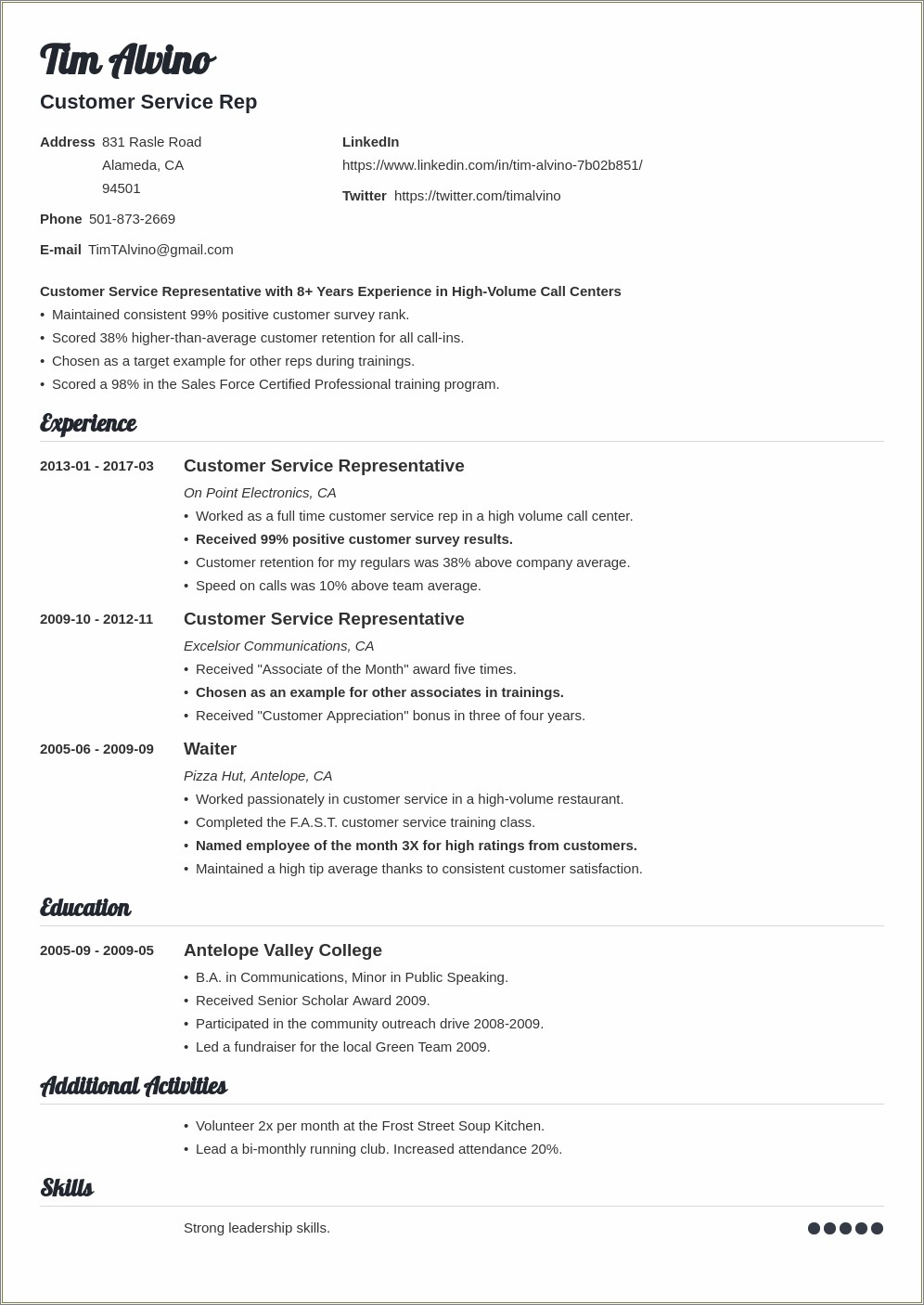 Should You Capitalize In Resume Summary Statement