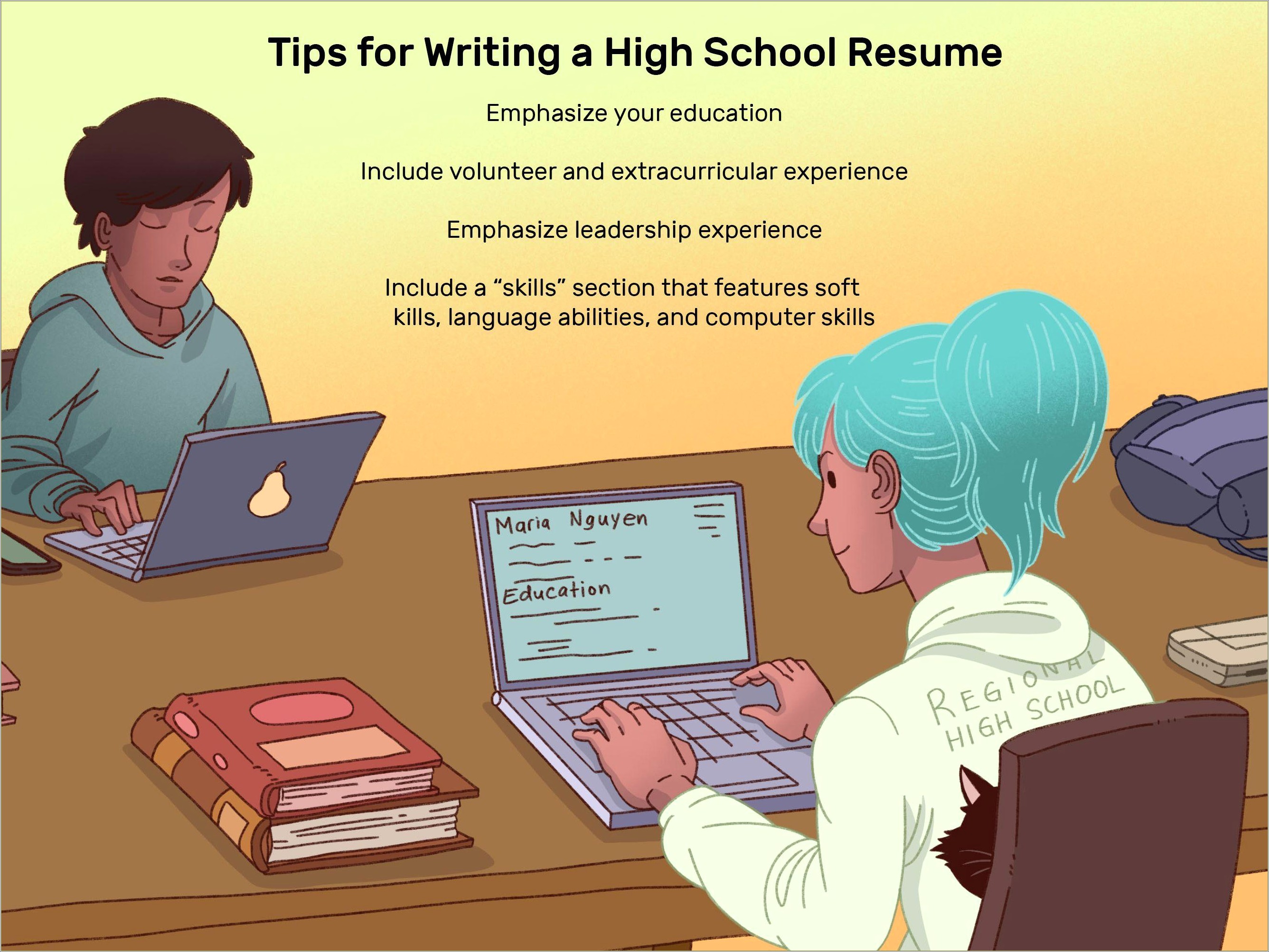 Should You Include High School Activities On Resume