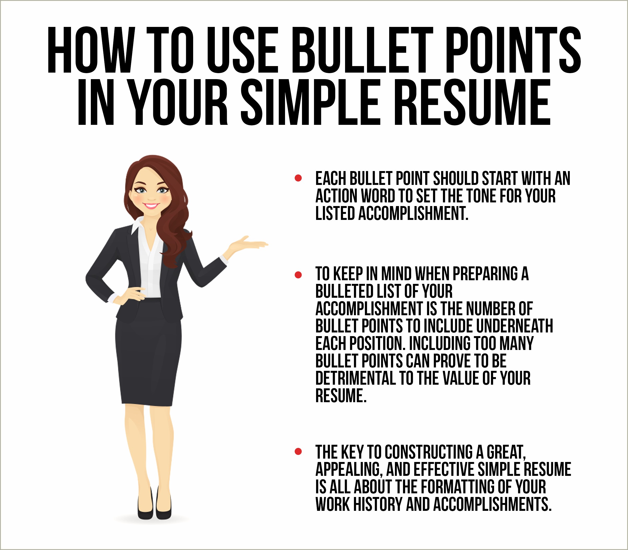 Should You Put Bullet Points In A Resume
