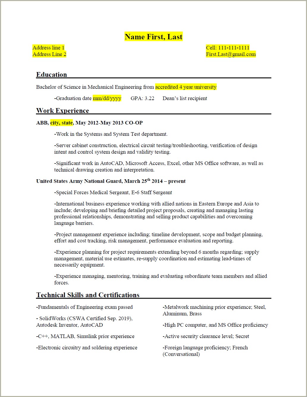 Should You Put Clearance Level On Resume