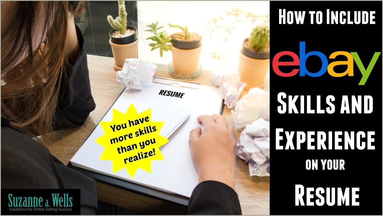 Should You Put Ebay Experience On Resume