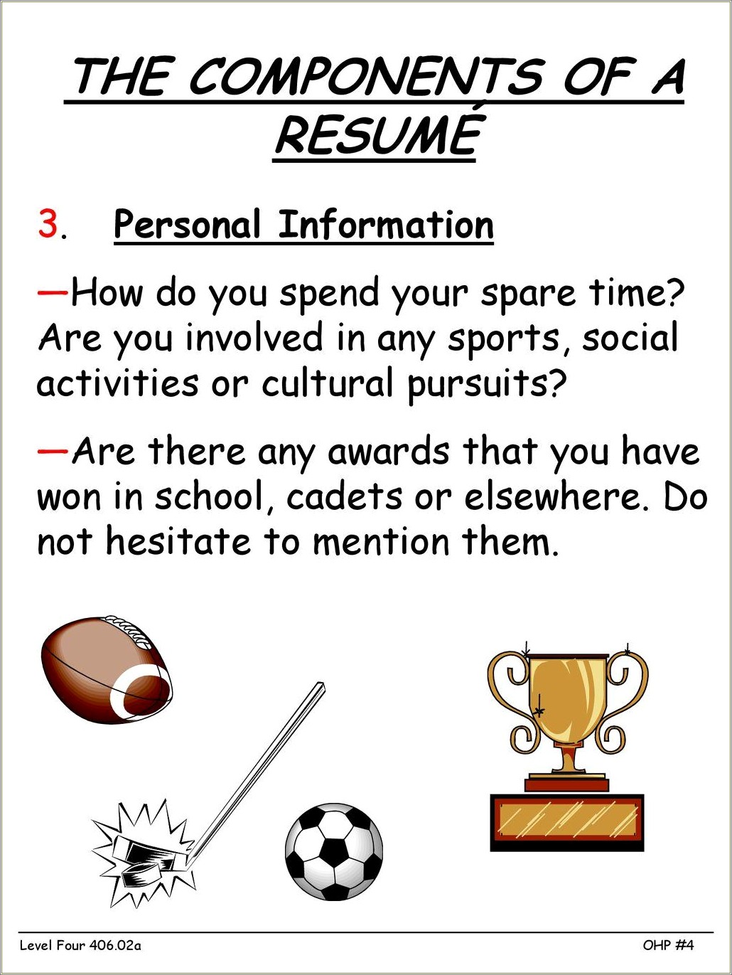 Should You Put Football Rewards On Resume