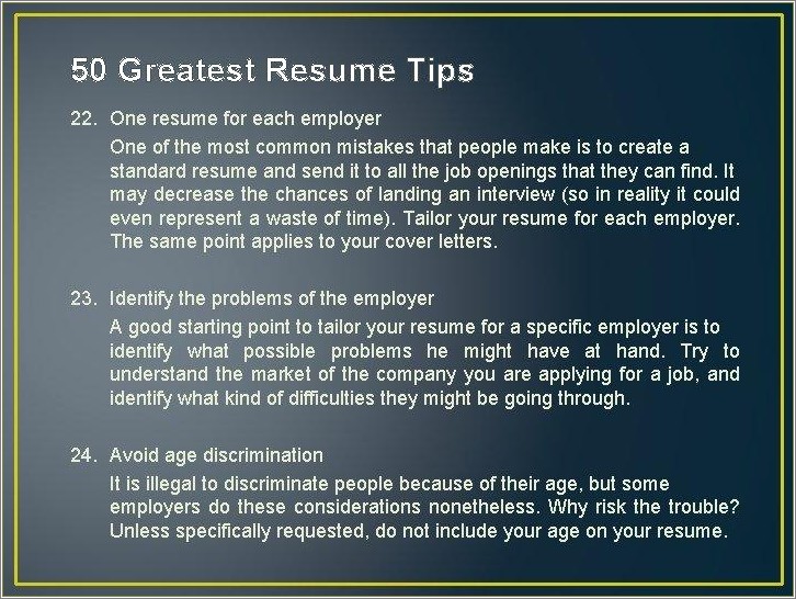 Should You Put Your Age On A Resume