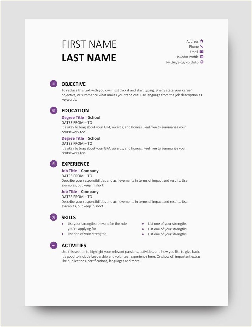 Should You Use Word Resume Templates