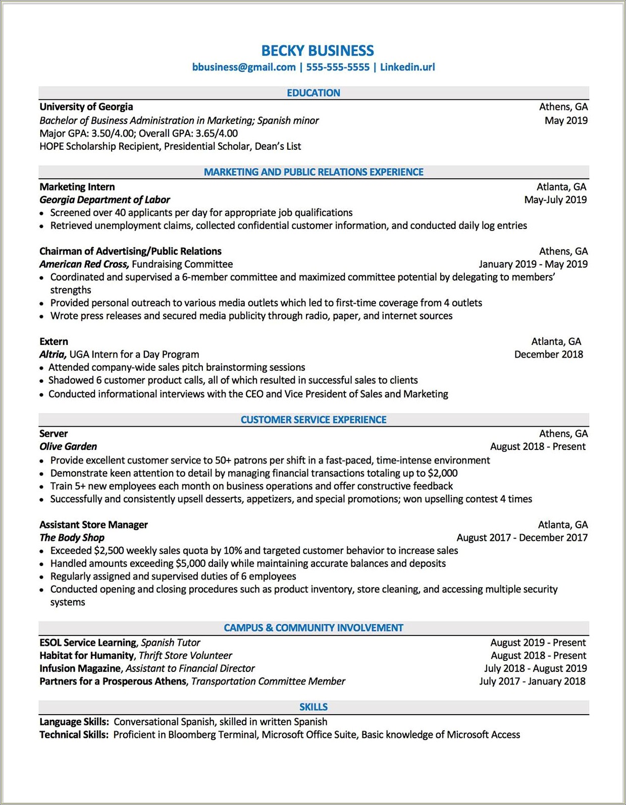 Show Examples Of Executive Resumes And Cover Letters