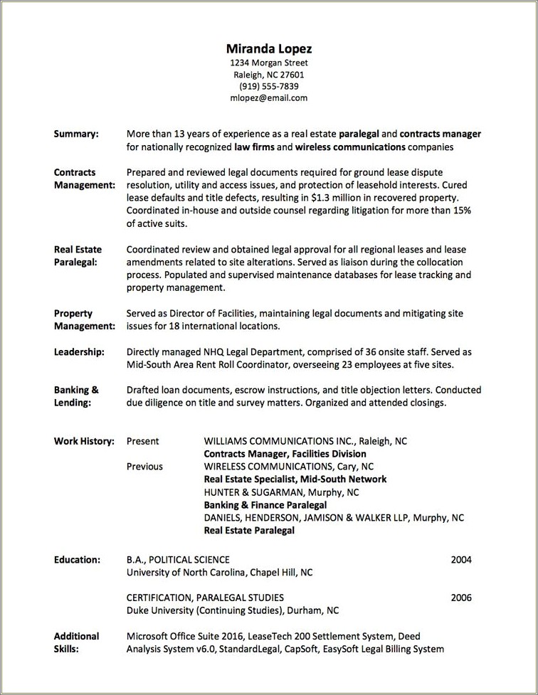 Show Skill Not Related To Title On Resume