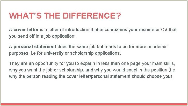 Similarities Between Resume And Cover Letter