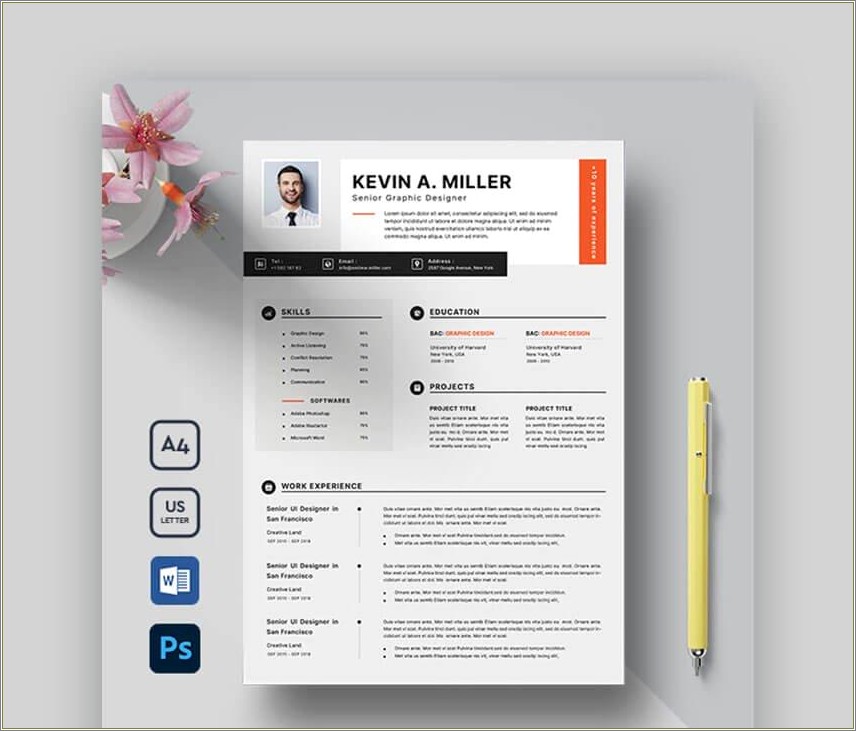 Simple And Beautiful Resume Word Document