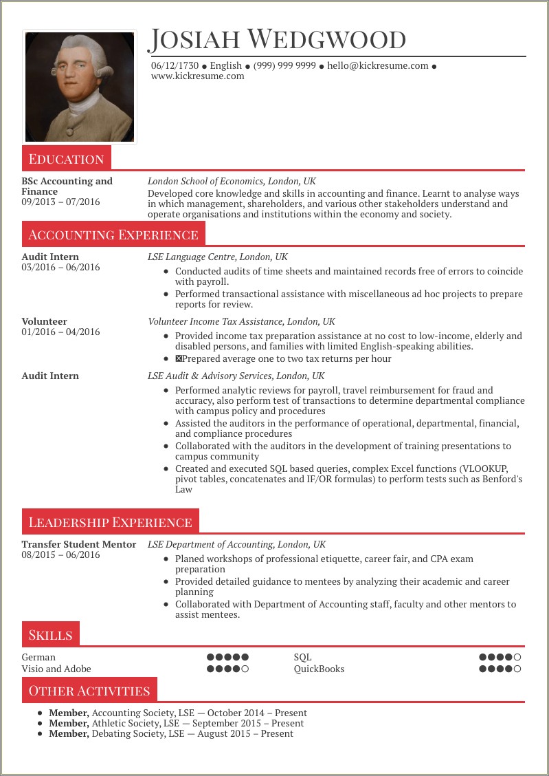 Simple Resume Sample For Fresh Graduate Doc