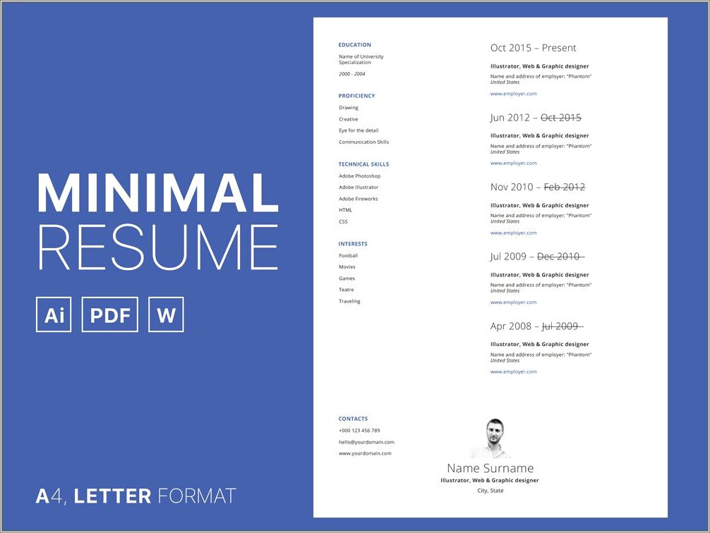 Simple Resume Sample In Word Format