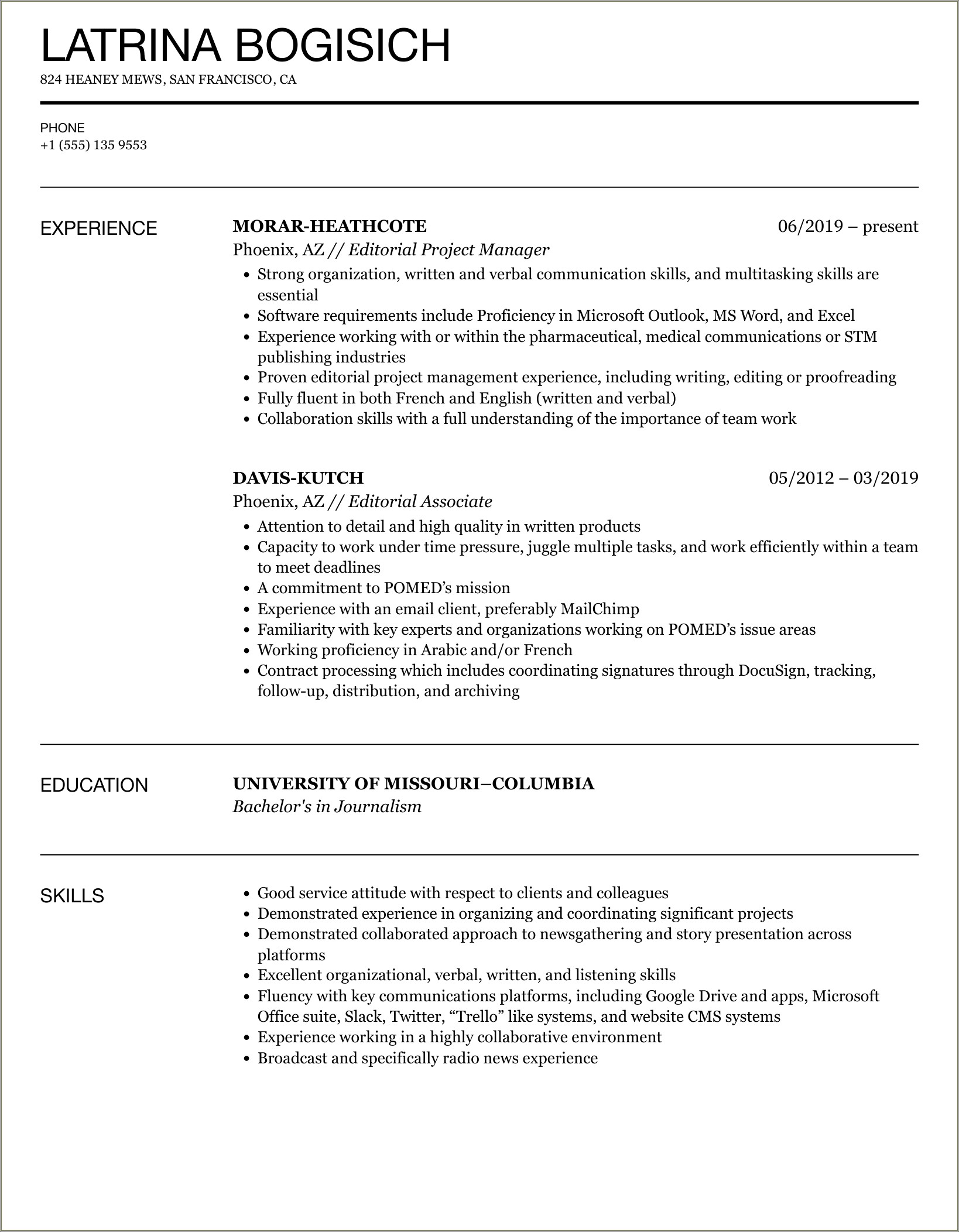 Site Thebalance.com Microsoft Office Skills For Resumes