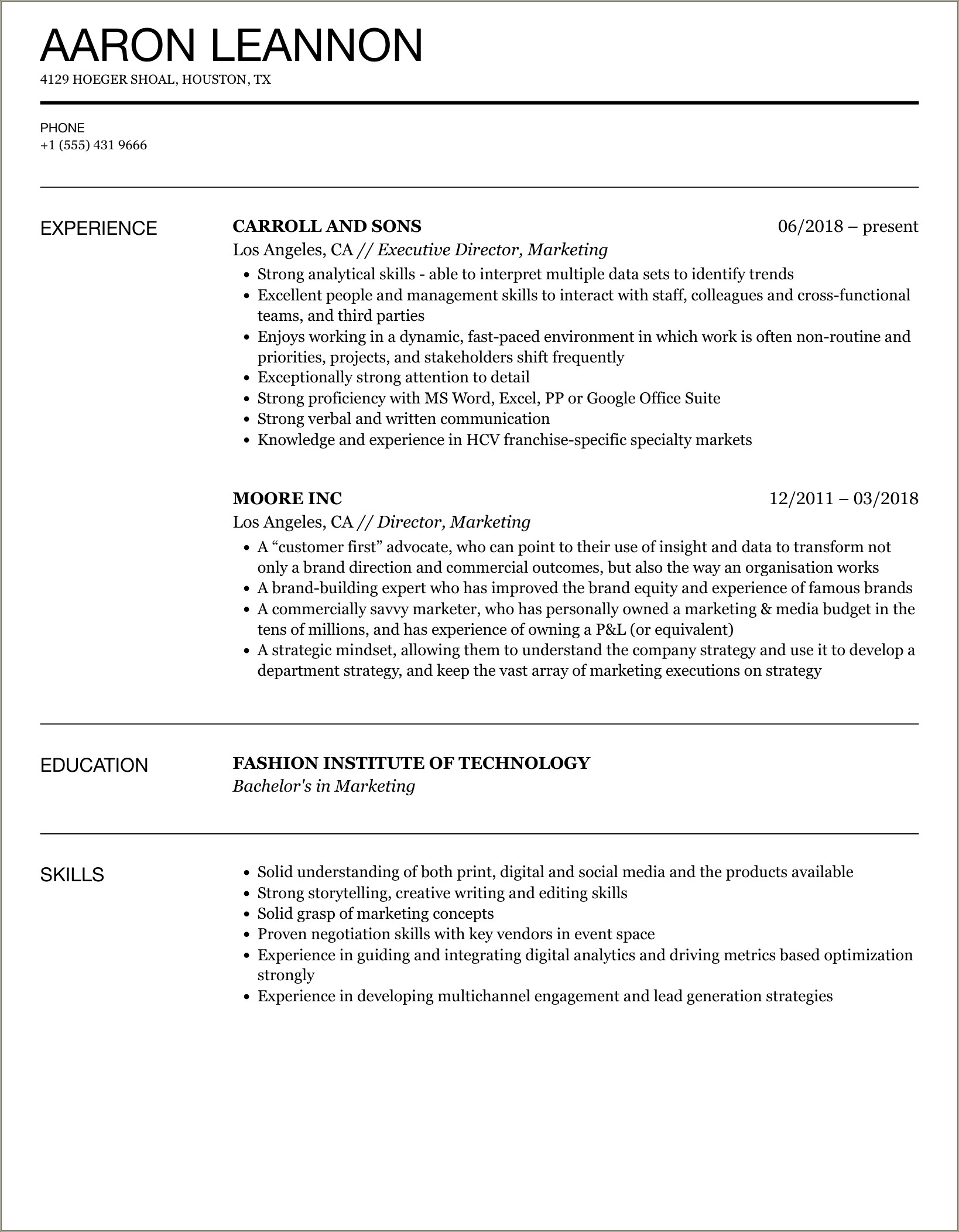 Sizzle Words For Resume In Digital