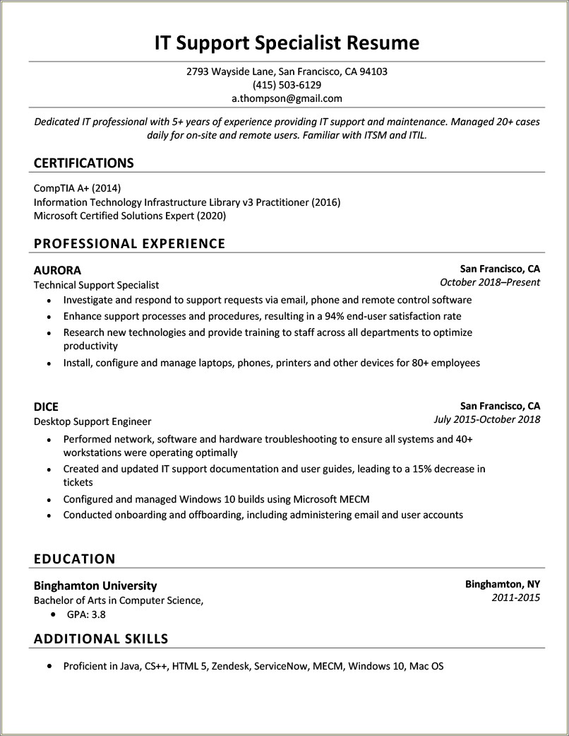 Skill To Describe That You Maintain Security Resume