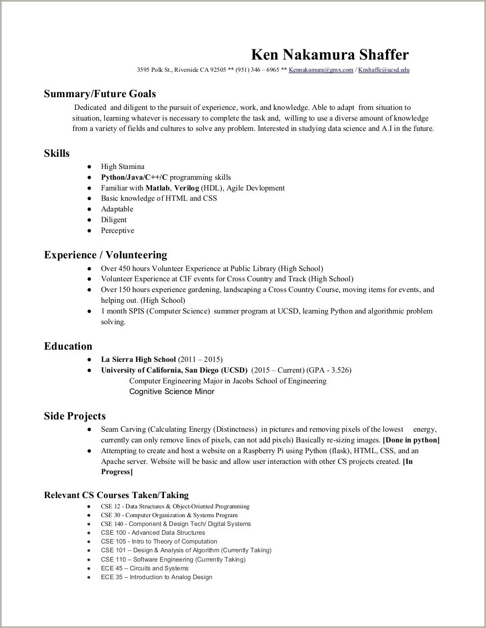 Skilled In Object Oriented Programming Using Java Resume