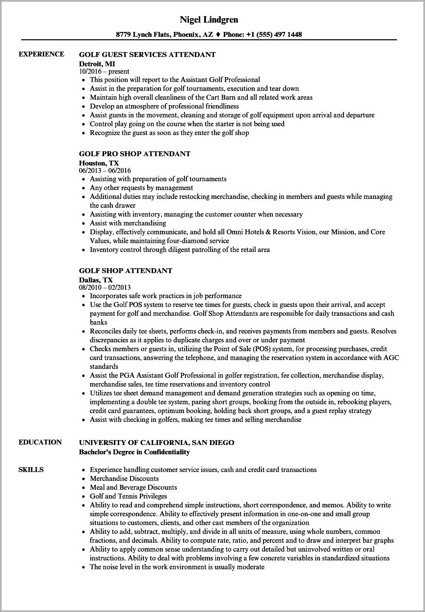 Skills About Regulanr And Reliable Attendance Resume