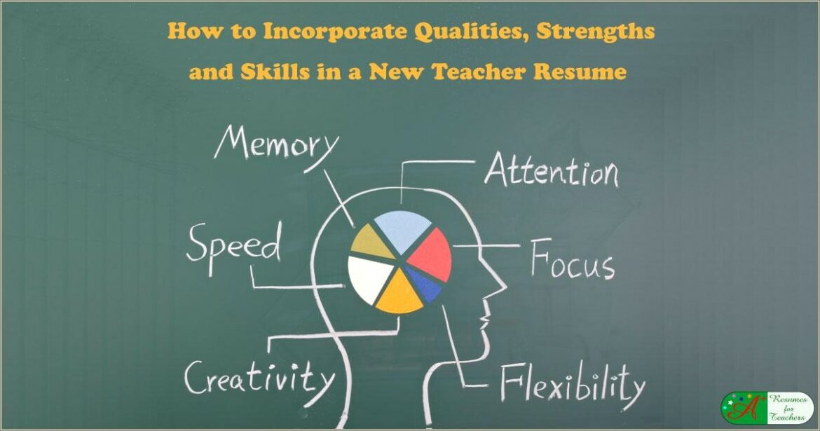 Skills And Abilities Of A Teacher In Resume