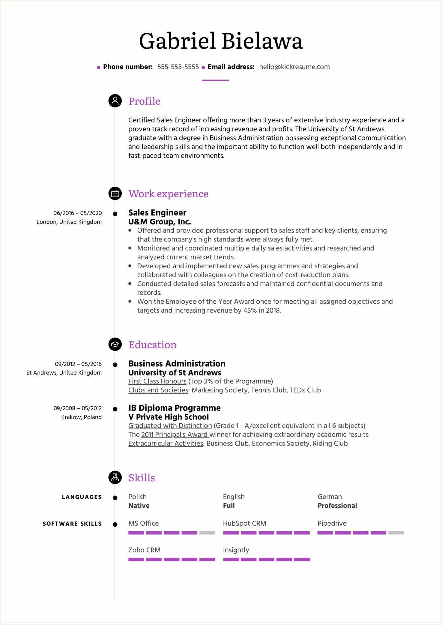 Skills And Abilities On A Resume For Sales