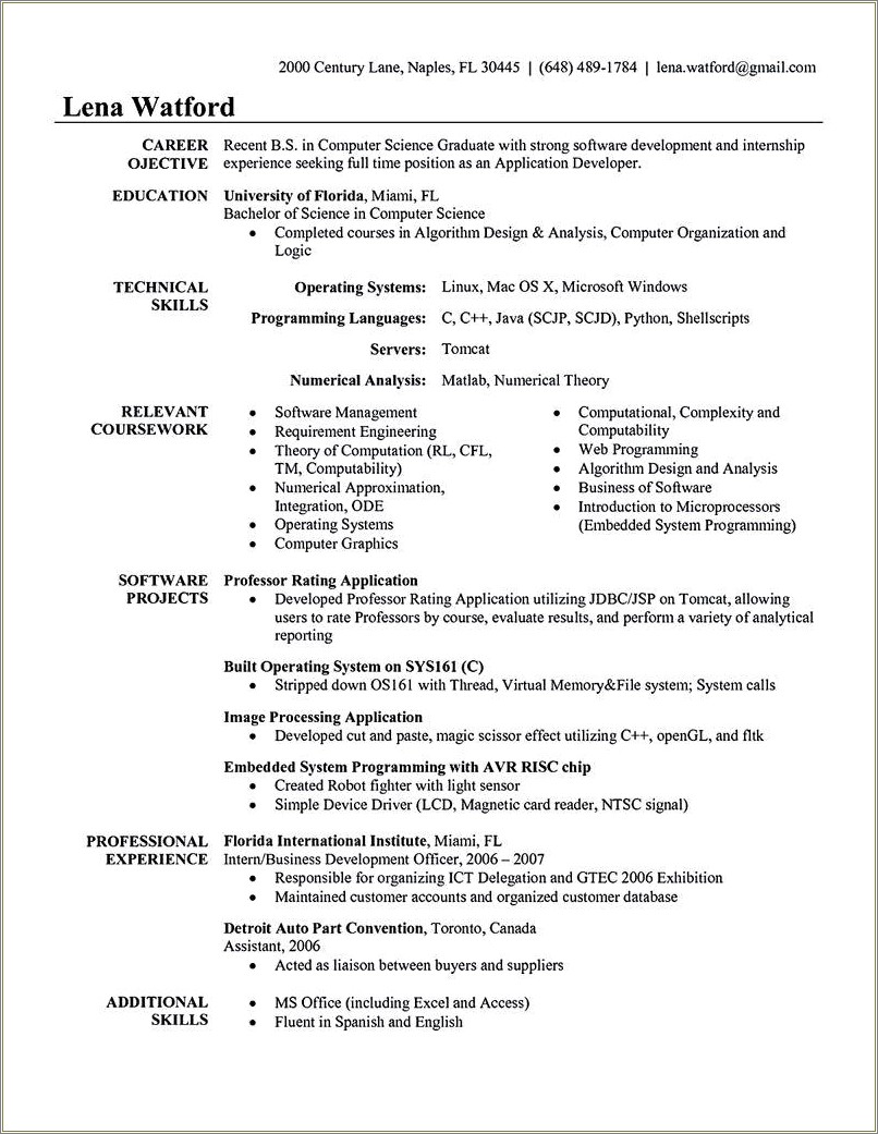 Skills And Abilities Part Of Resume