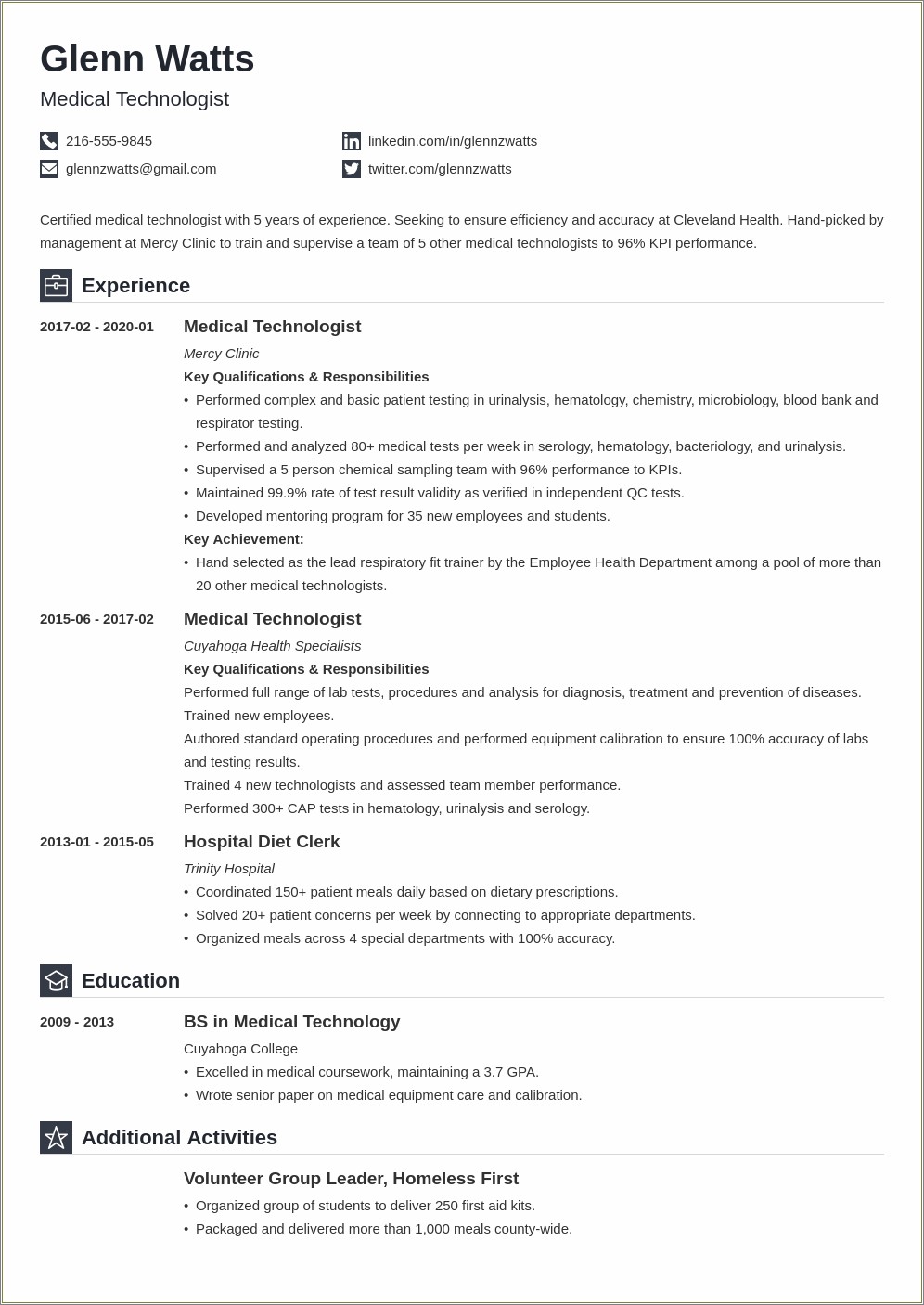 Skills And Comnpetencies In Medical Records Clerk Resume