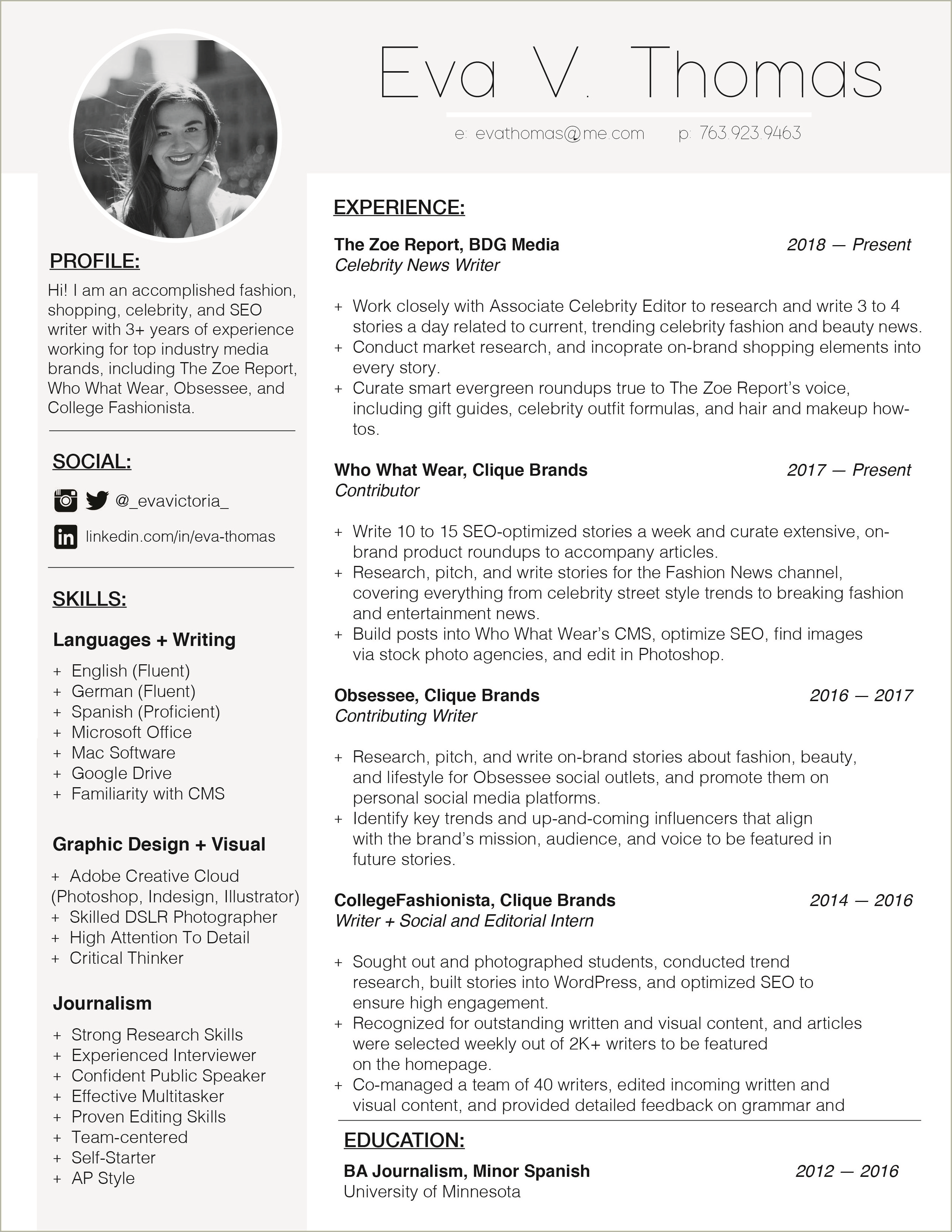 Skills And Strengths Resume Self Starter