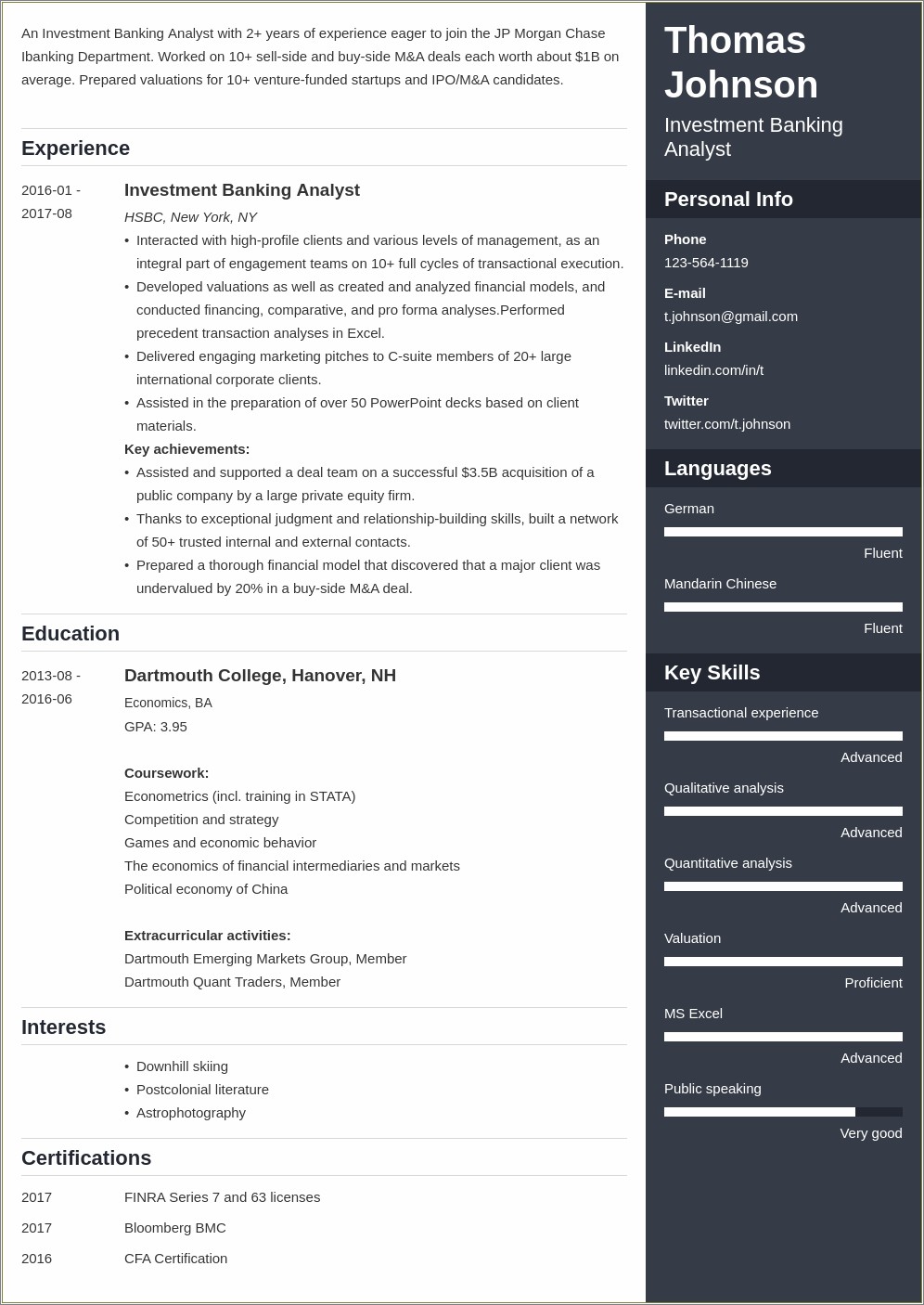 Skills Banks Look For On Resumes