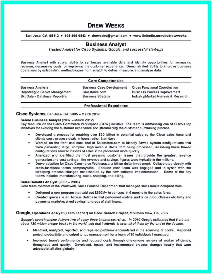 Skills Demonstrated As A Research Analyst For Resume