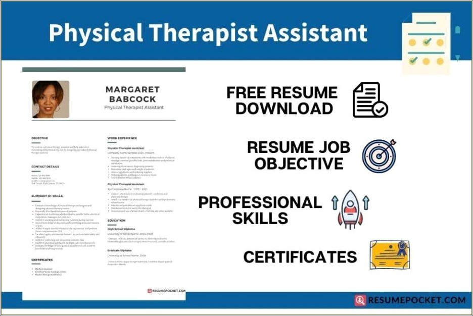 Skills For Physical Therapist Assistant Resume