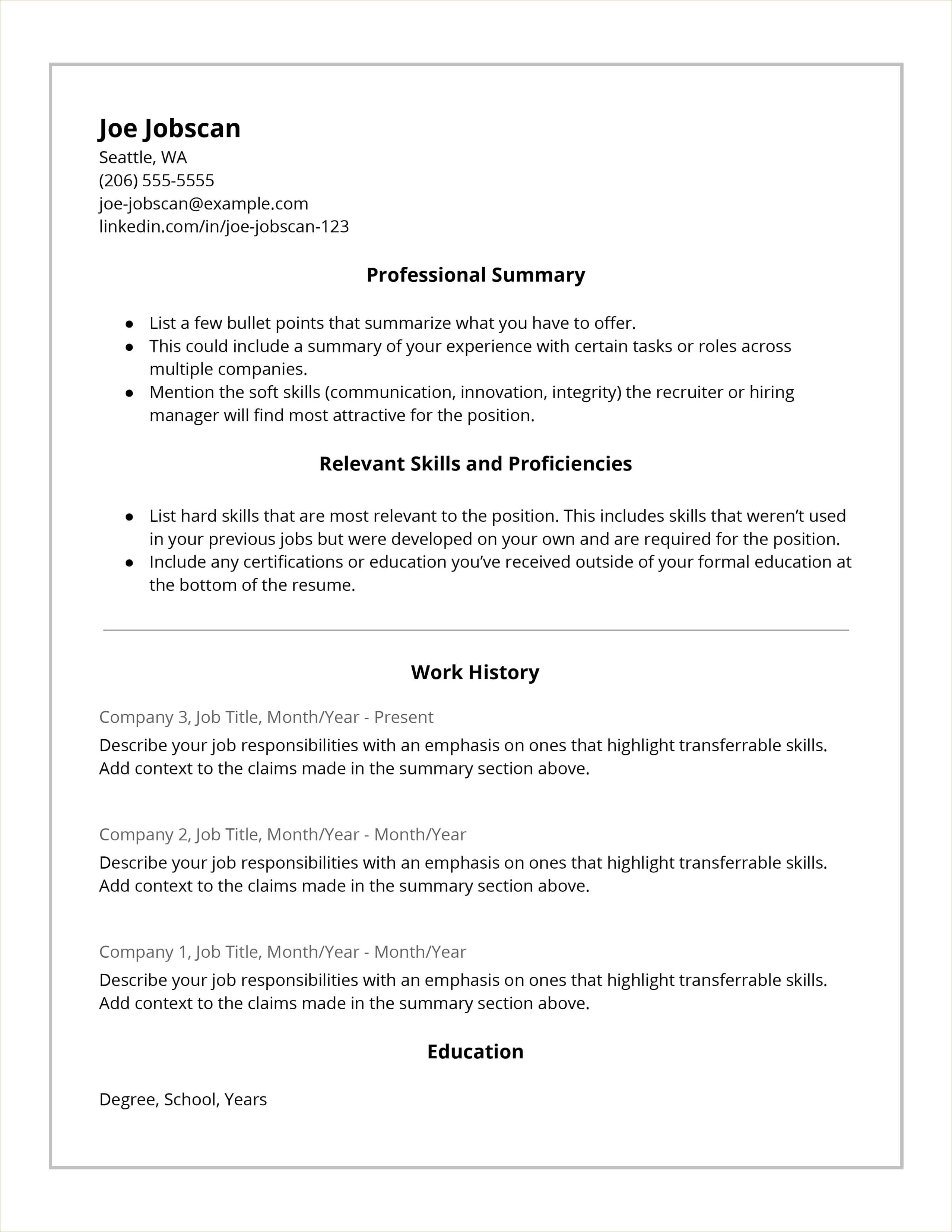 Skills For Resume Related To Meat Factory