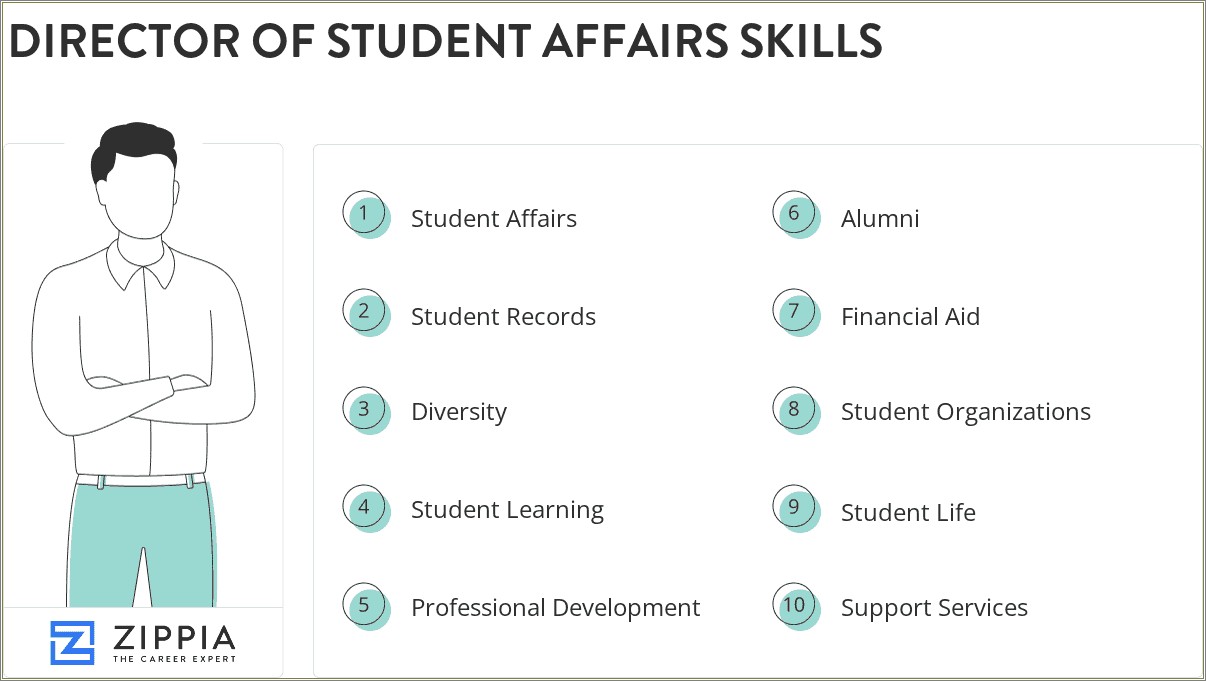 Skills For Student Affairs Professionals Resume