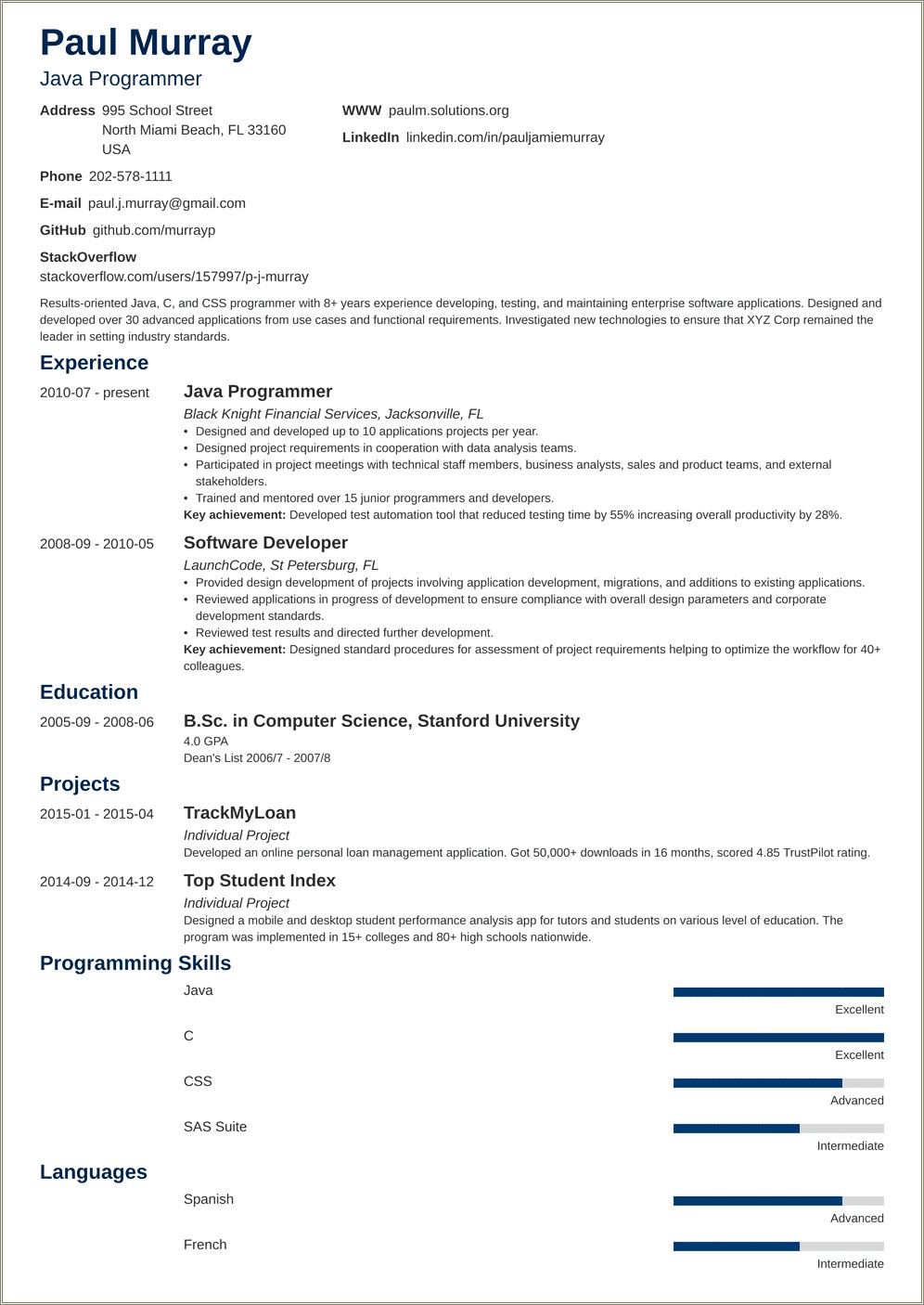 Skills Needed In A Coding Resume