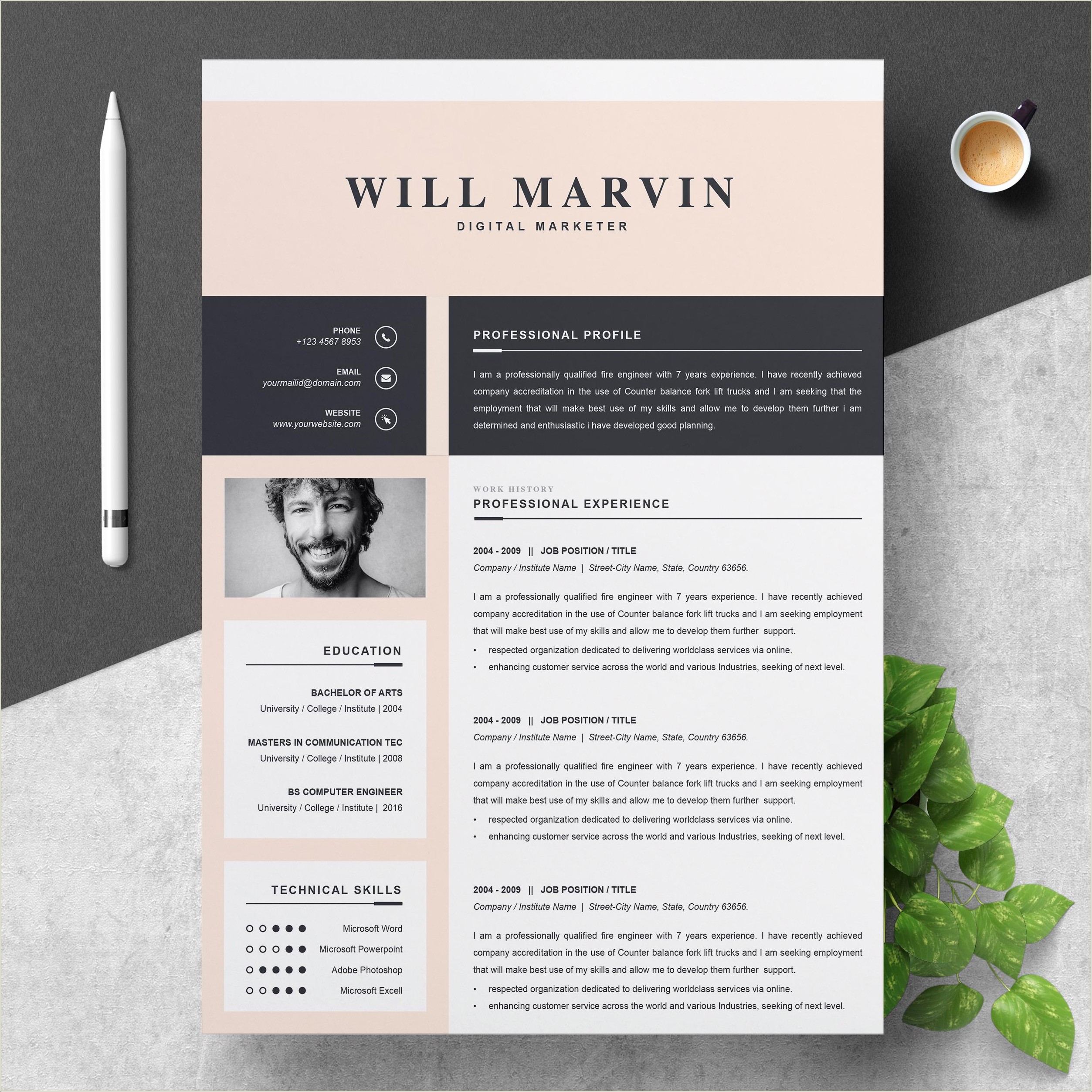 Skills Of A Digital Marketer Resume