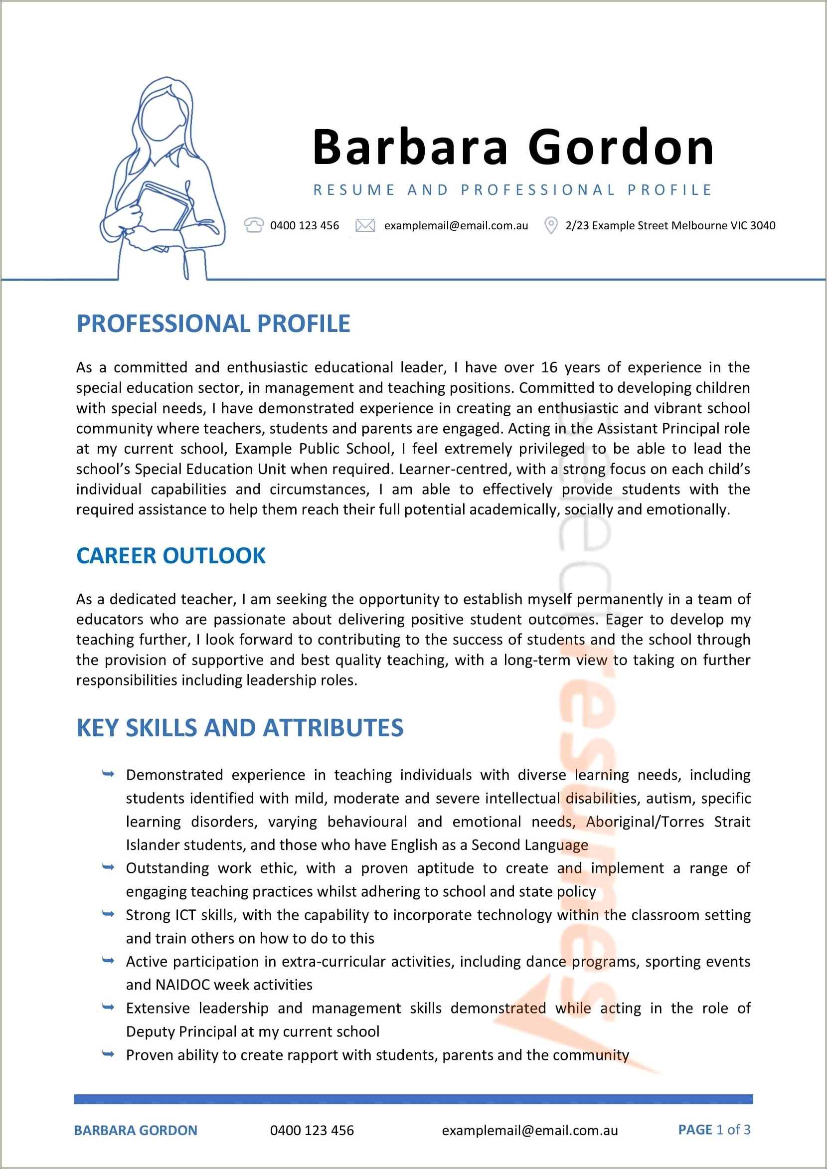 Skills On Resume For Child Care