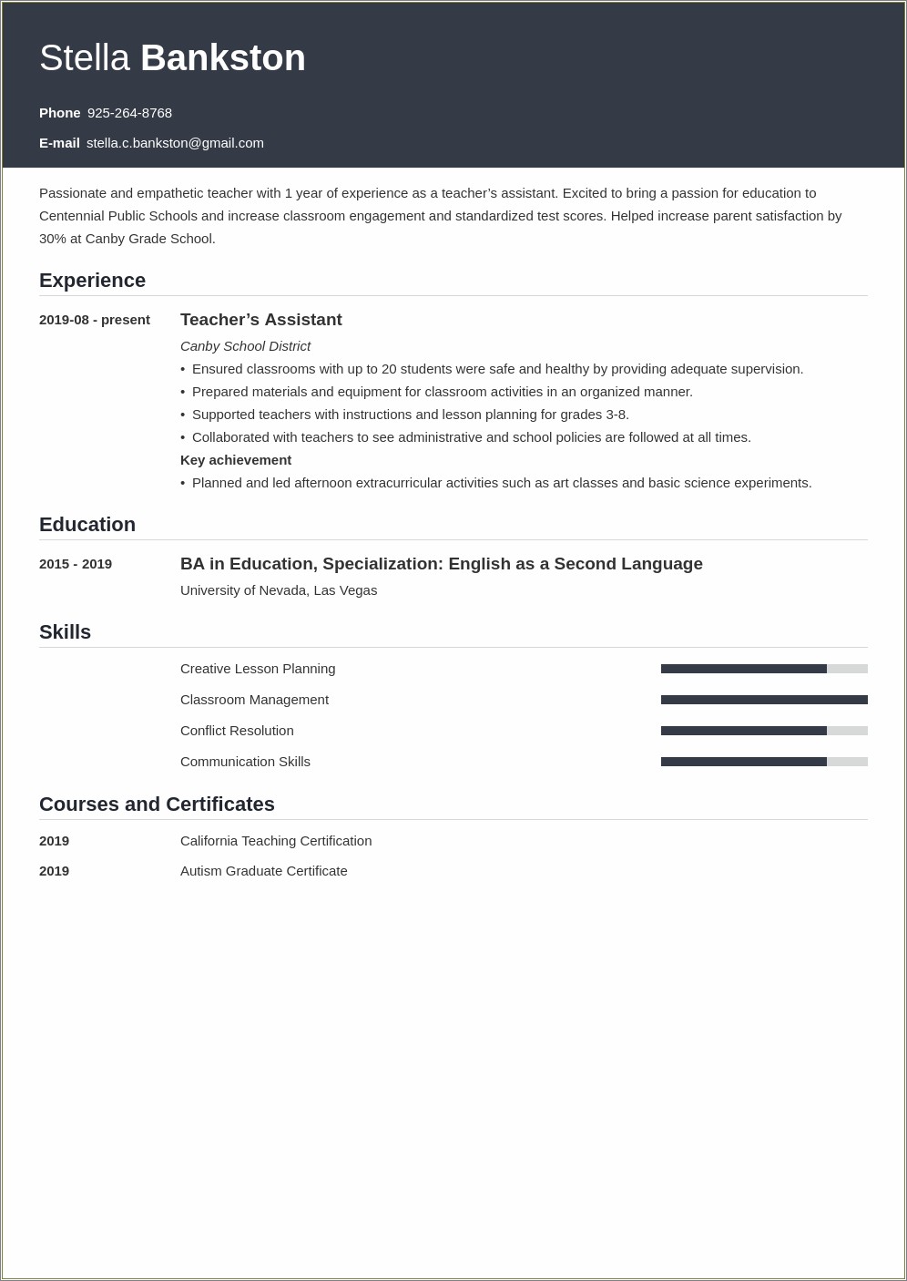 Skills Or Education First On Resume