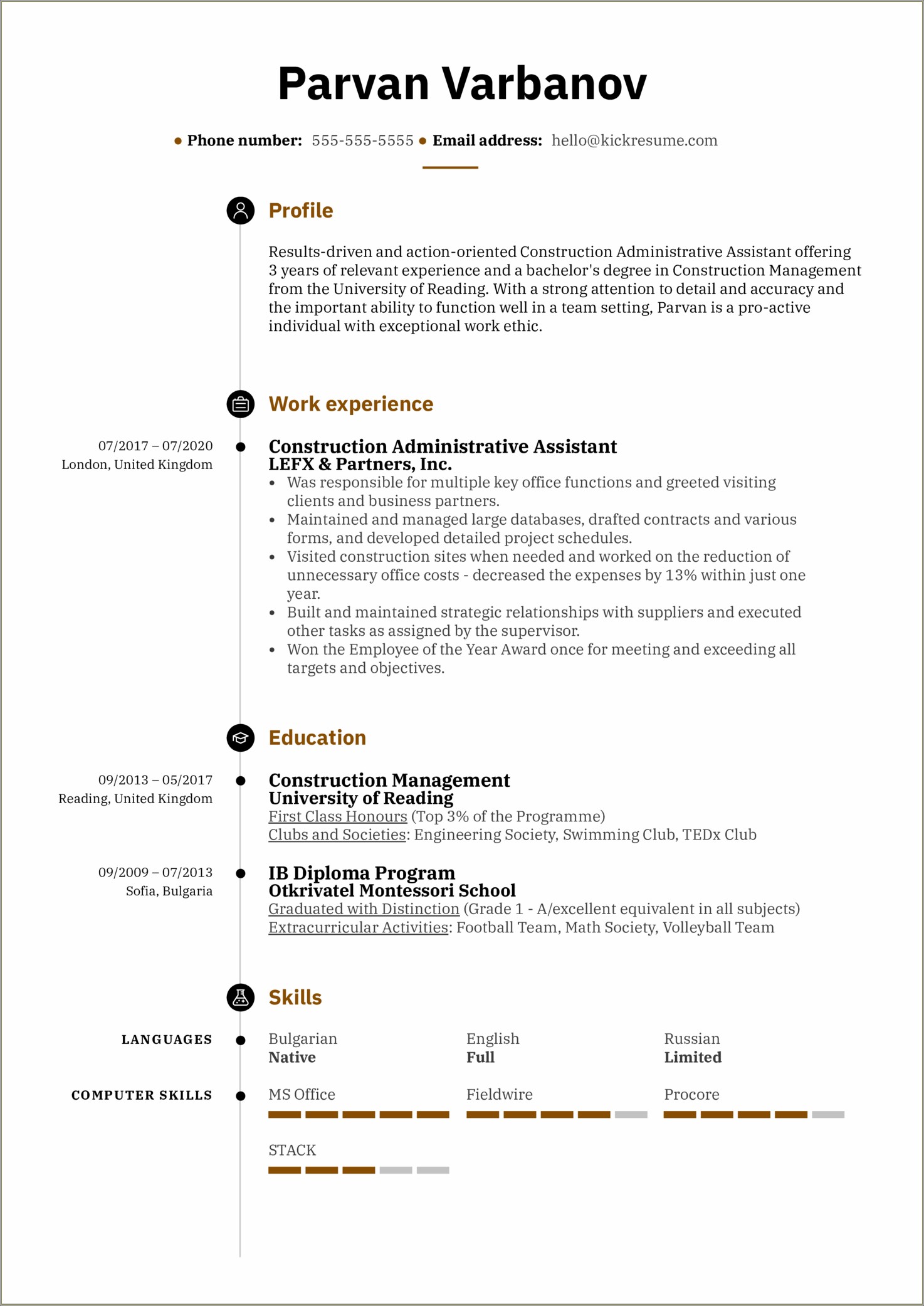 Skills Regarding Admin Assitant On Resume