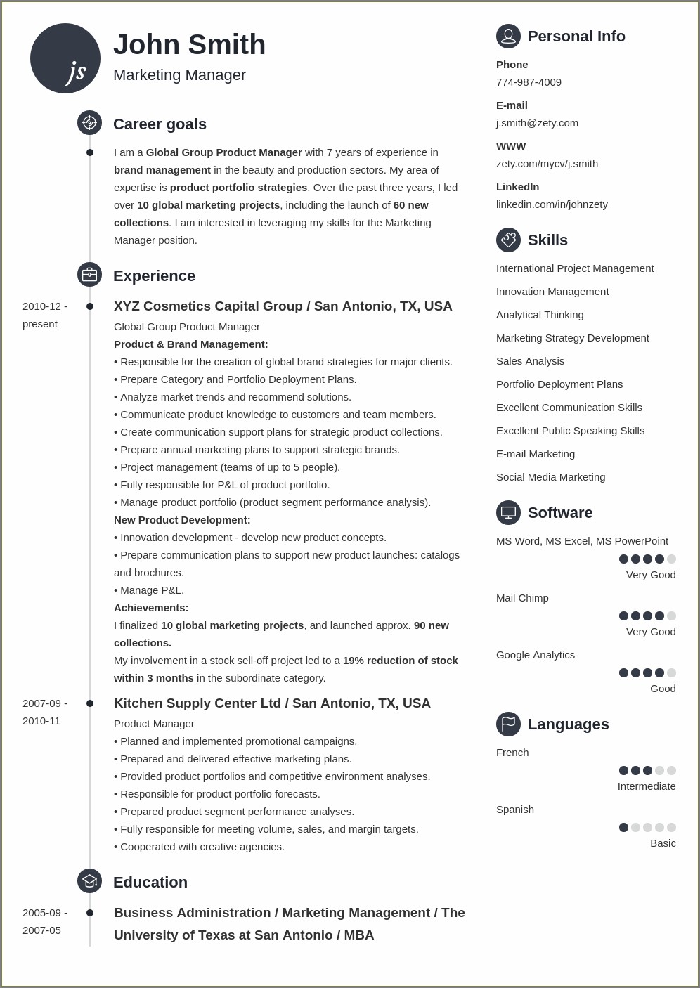 Skills To Have In Education Resume