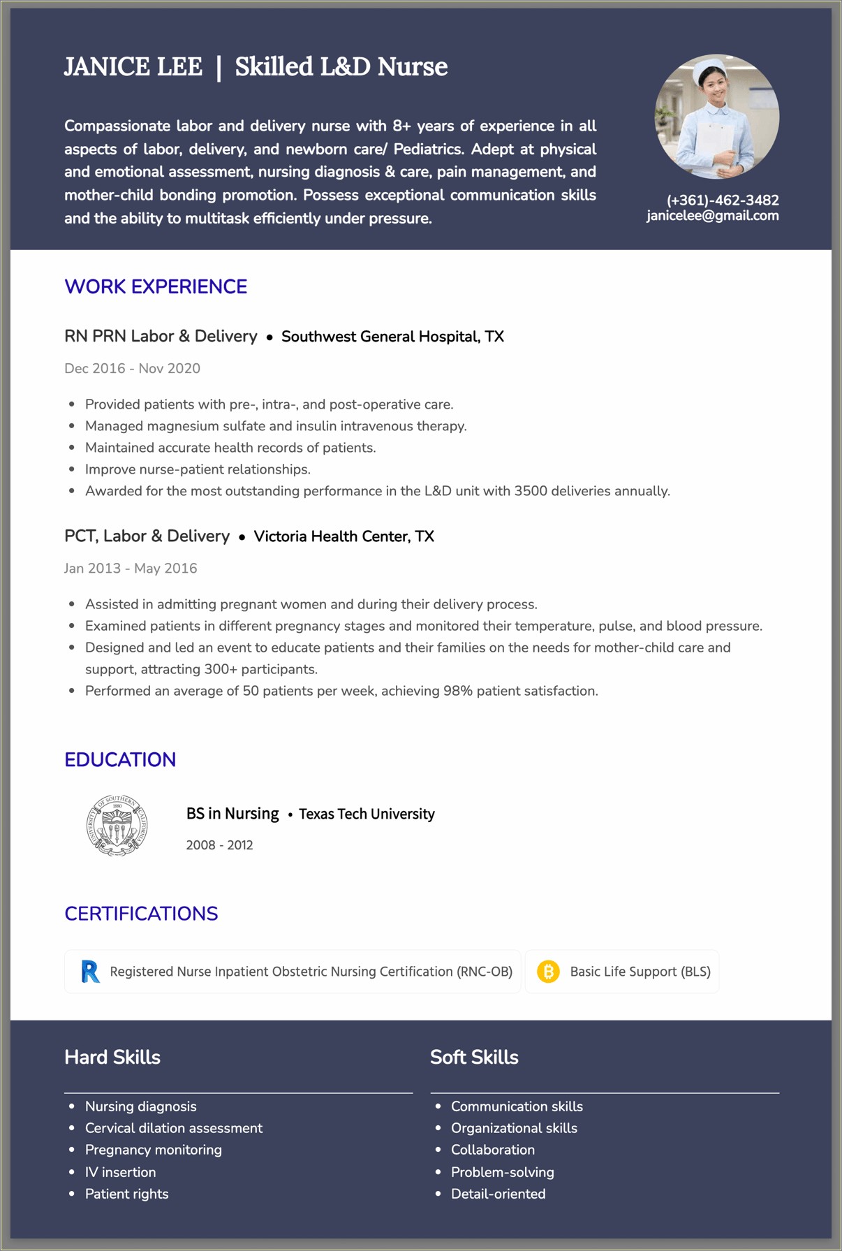 Skills To Include On A Nursing Resume