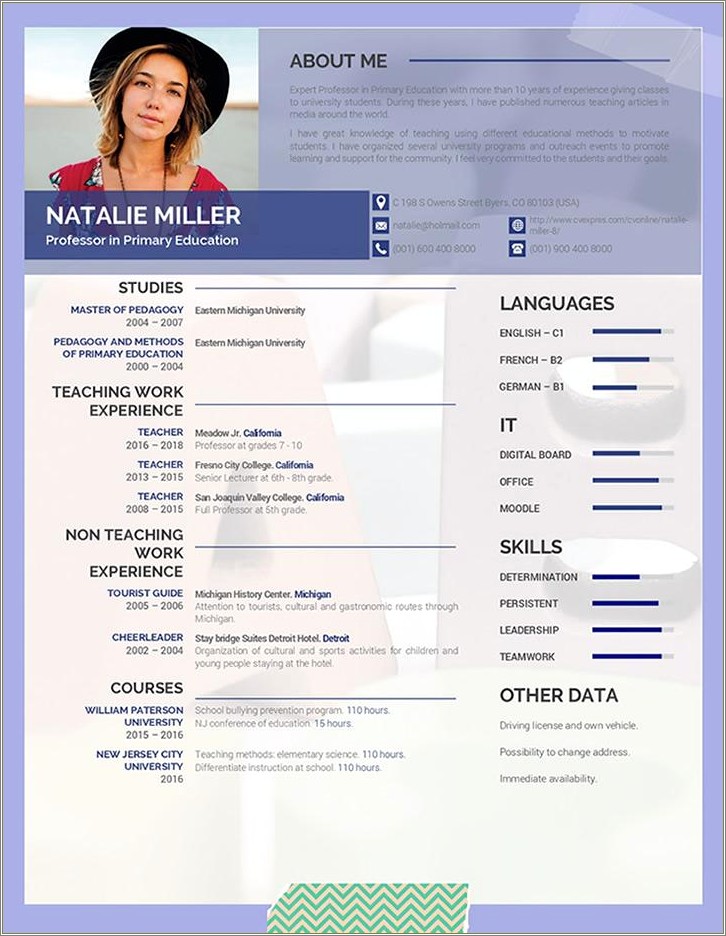 Skills To Include On A Resume For Teachers