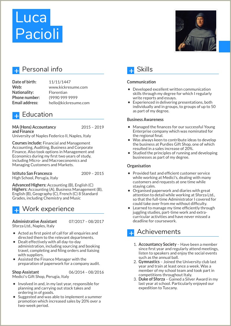 Skills To Include On Accounting Resume