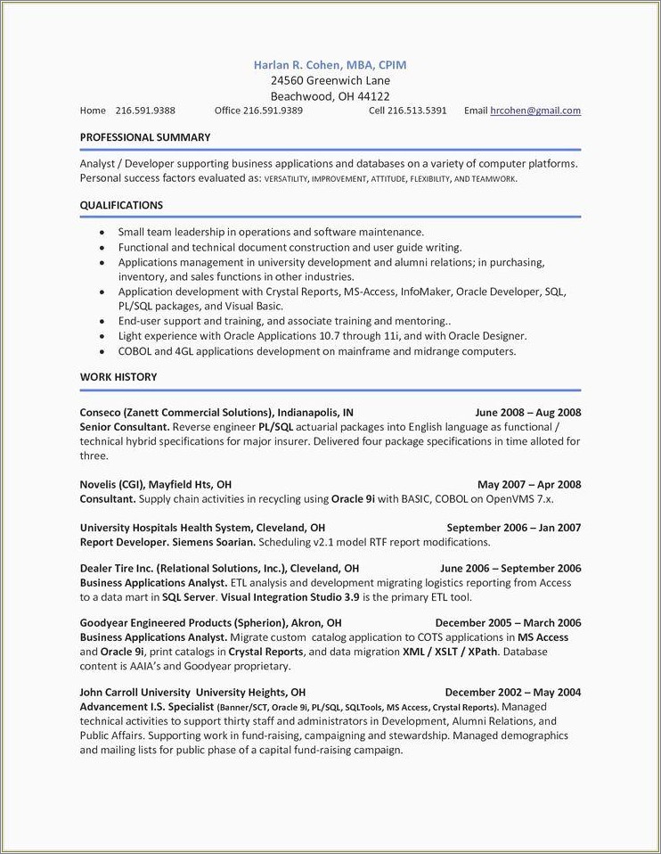 Skills To List On Business Resume